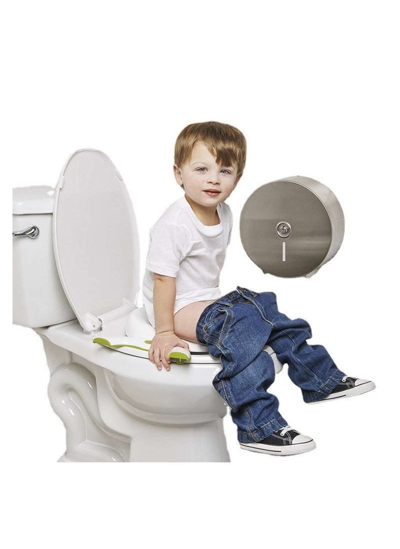 KASTWAVE - Potette Plus 2-in-1 (Travel Potty) Trainer Seat White/Pink - Image 1