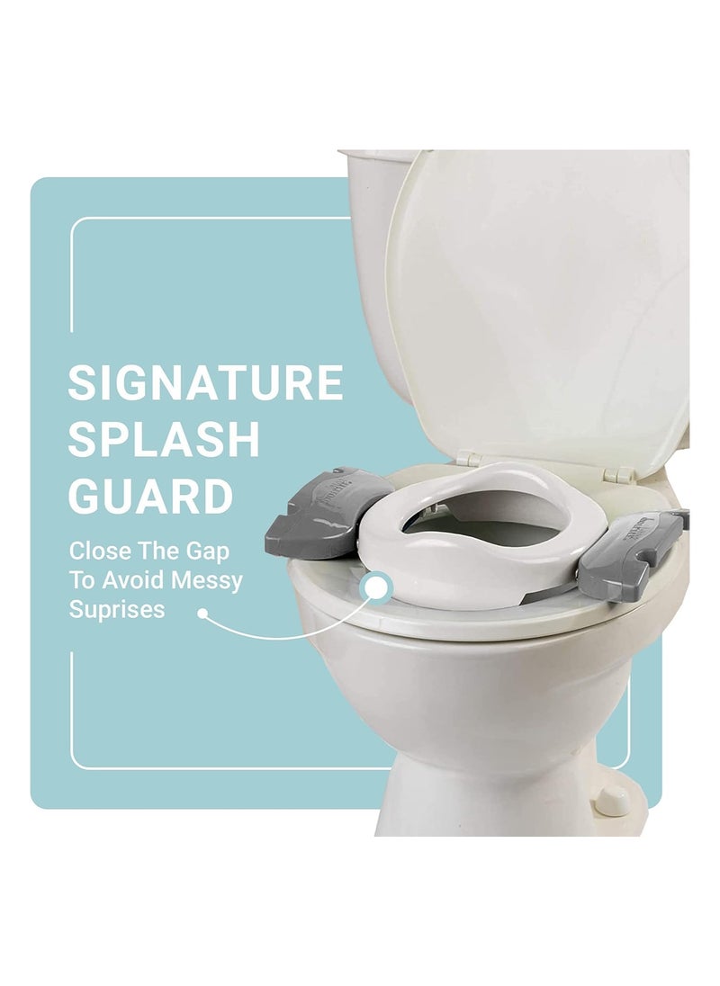 KASTWAVE - Potette Plus 2-in-1 (Travel Potty) Trainer Seat White/Pink - Image 1