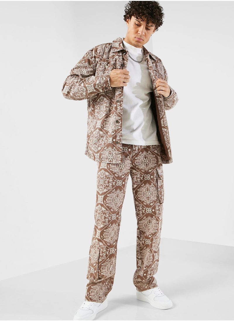 Karl Kani - Chest Signature Washed Ribstop Shirt - Image 1