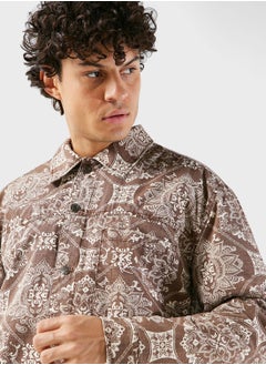Karl Kani Chest Signature Washed Ribstop Shirt  - Image 3