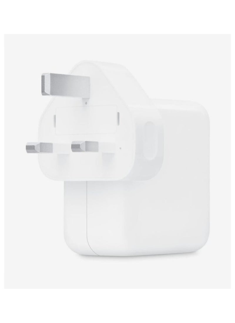 35W Dual USB C Port Power Adapter Compatible All iPhone & iPad MacBook Air (White)