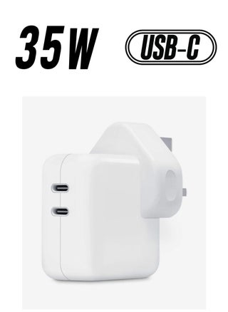 35W Dual USB C Port Power Adapter Compatible All iPhone & iPad MacBook Air (White) - pzsku/ZFFB39BEEF11C0AE90217Z/45/_/1738233886/57c6977b-dc24-46f7-9d5e-8520982c4ce0