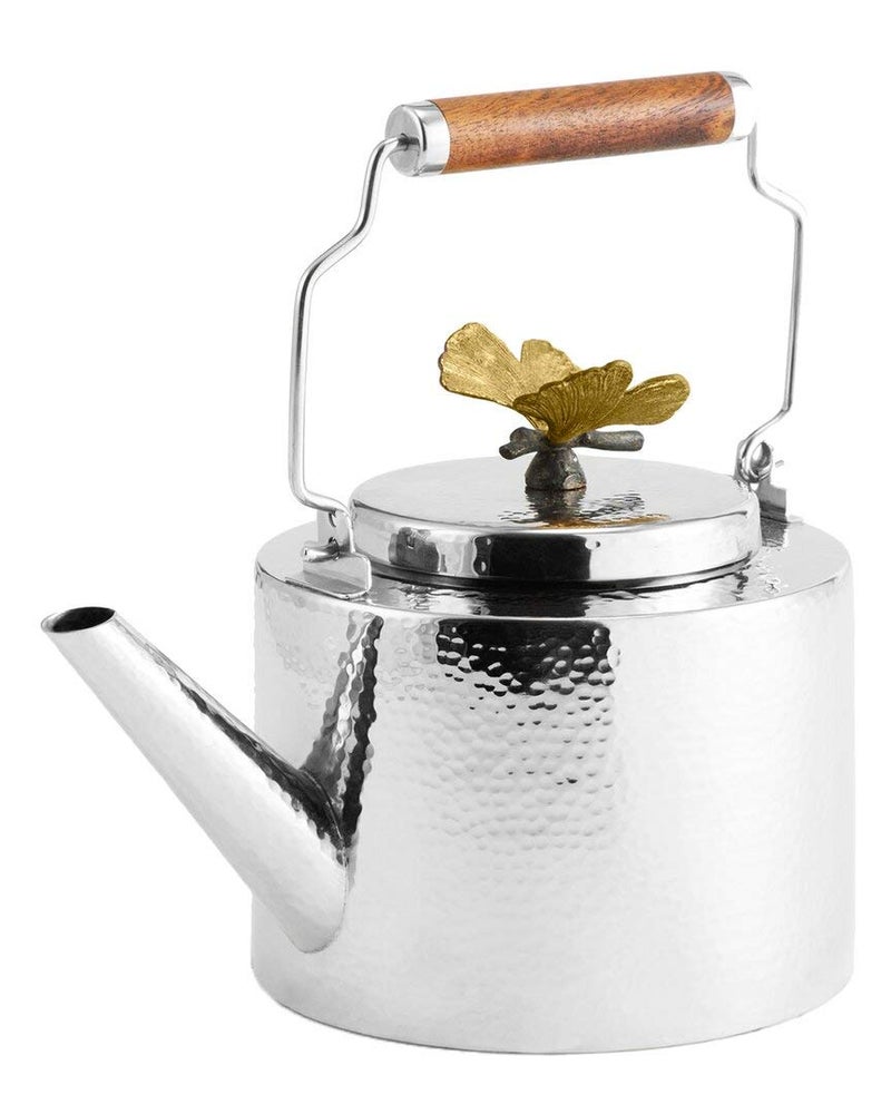 Michael Aram Michael Aram Butterfly Ginkgo Teapot Silver 