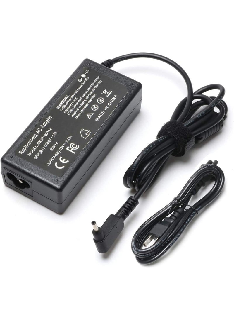 Zexen 65W Adapter Charger Power Cord (3.0 * 1.1mm) for Acer Chromebook 15 14 13 11 R11 CB3 CB5 CB5-571 C720 C720p C740 Acer. Aspire P3 P3-131 R5-471T S7 S7-191 S7-391 S7-392 Iconia W700 Tablet - Image 1