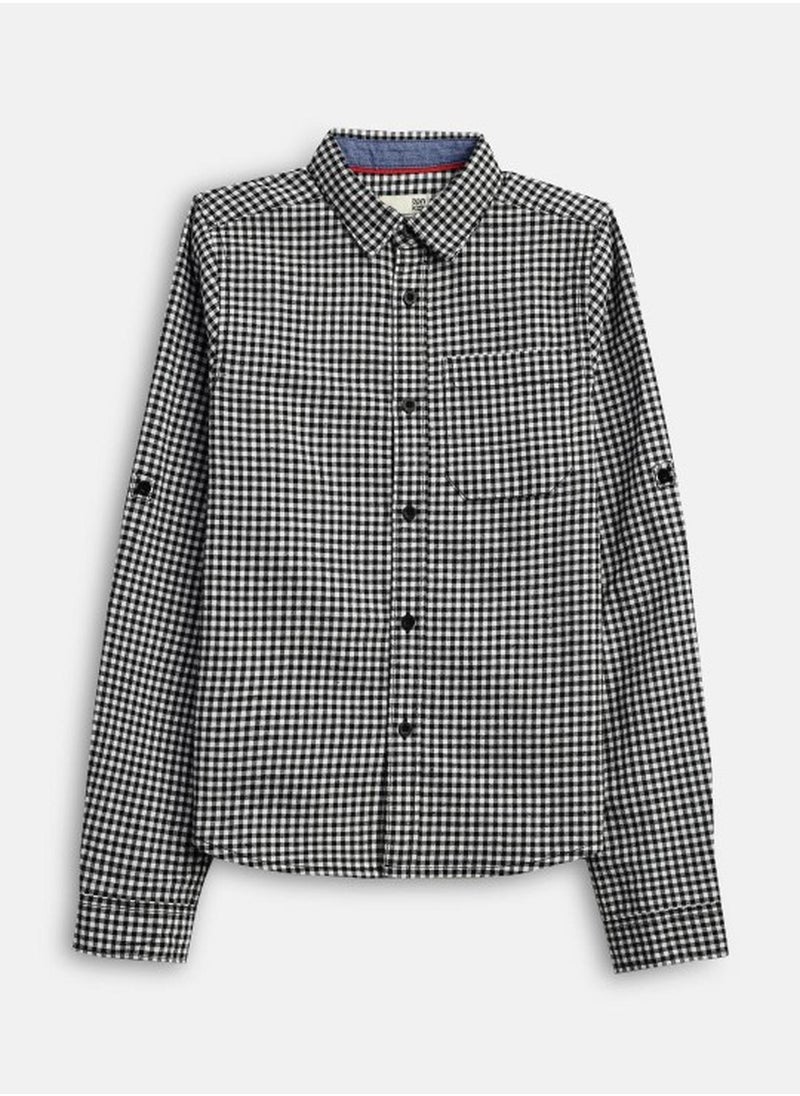 Bonkids Regular Long Sleeve Printed Multicolour Cotton Shirt For Boys 100 % Cotton  - Image 1