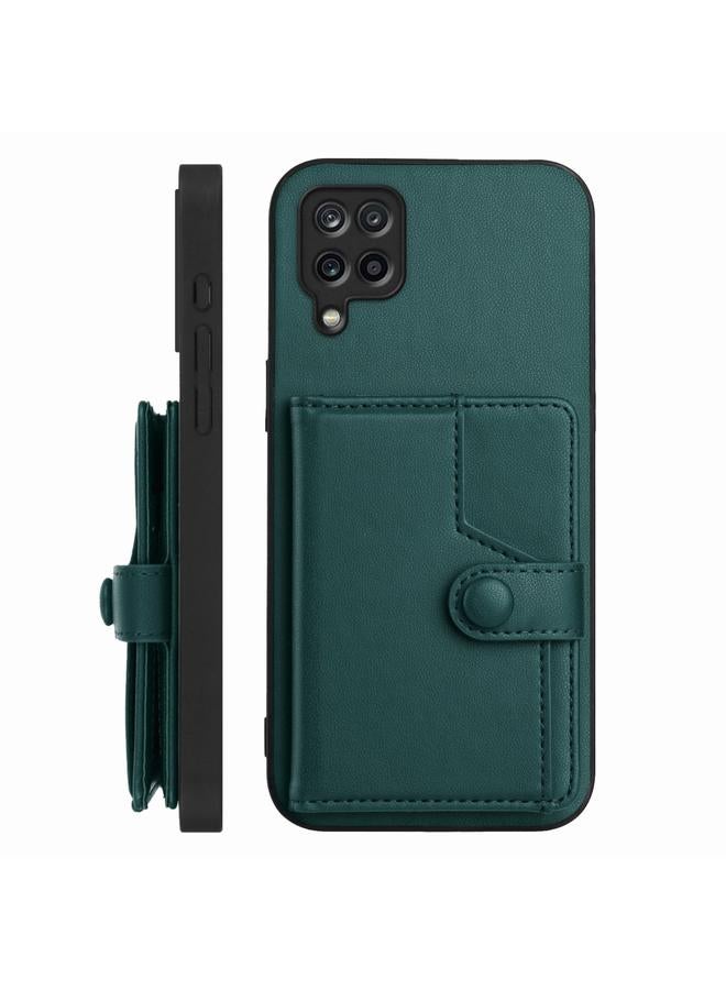 اس-توب جراب لهاتف Samsung Galaxy A12 مزود بحقيبة بطاقات RFID ومضاد للسرقة - Image 2