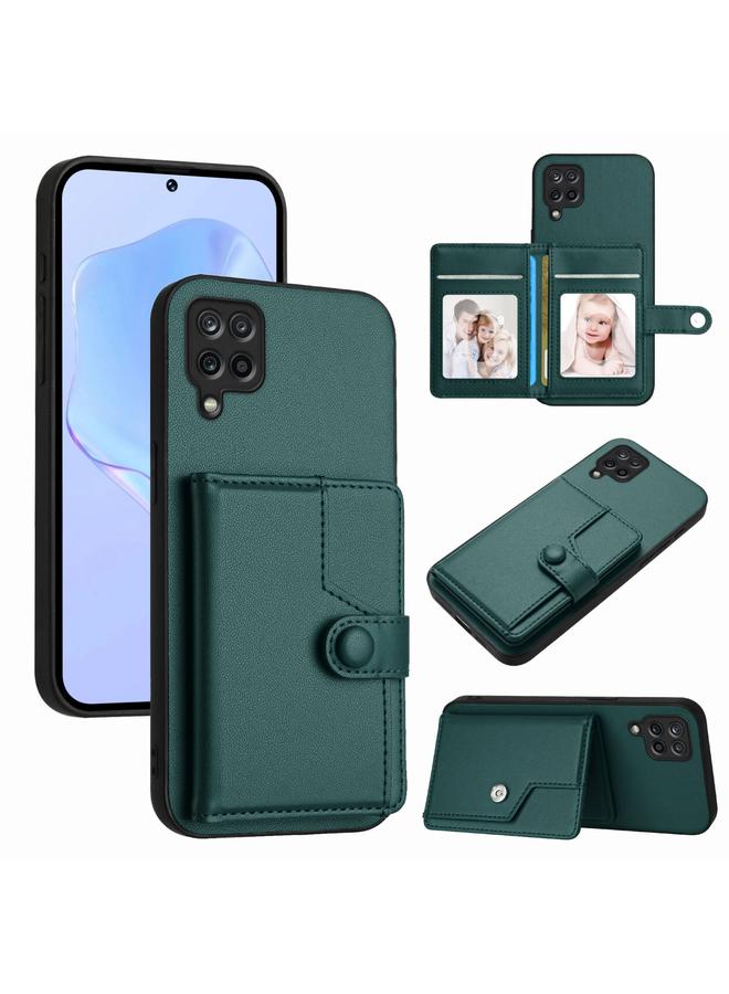 اس-توب جراب لهاتف Samsung Galaxy A12 مزود بحقيبة بطاقات RFID ومضاد للسرقة - Image 1