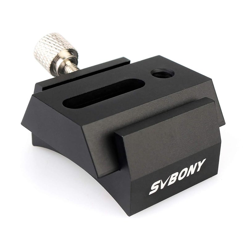 SVBONY Dovetail Base for Finder Scope Ideal for Installation of Finder Scope Fully Metal Bracket Base 42mm Dovetail 1/4-20 Mounting for Optical Telescope Finderscope Telescope Dovetail Accessories - Image 1