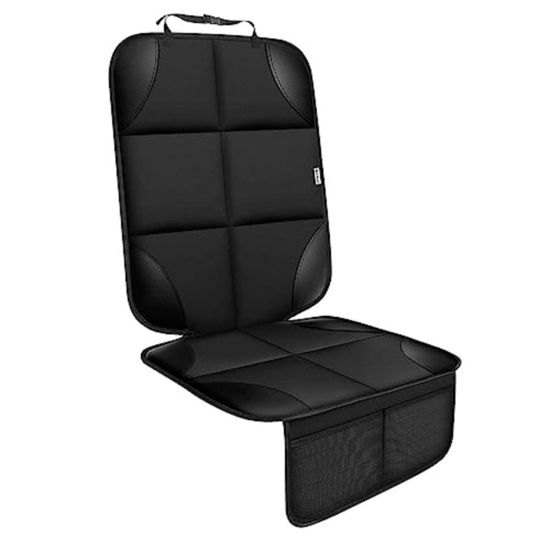 Car Seat Protector for Child Car Seat, Durable 600D Fabric Waterproof Car Seat Cover with Thick Pad Non-Slip Backing No Imprints - Image 1