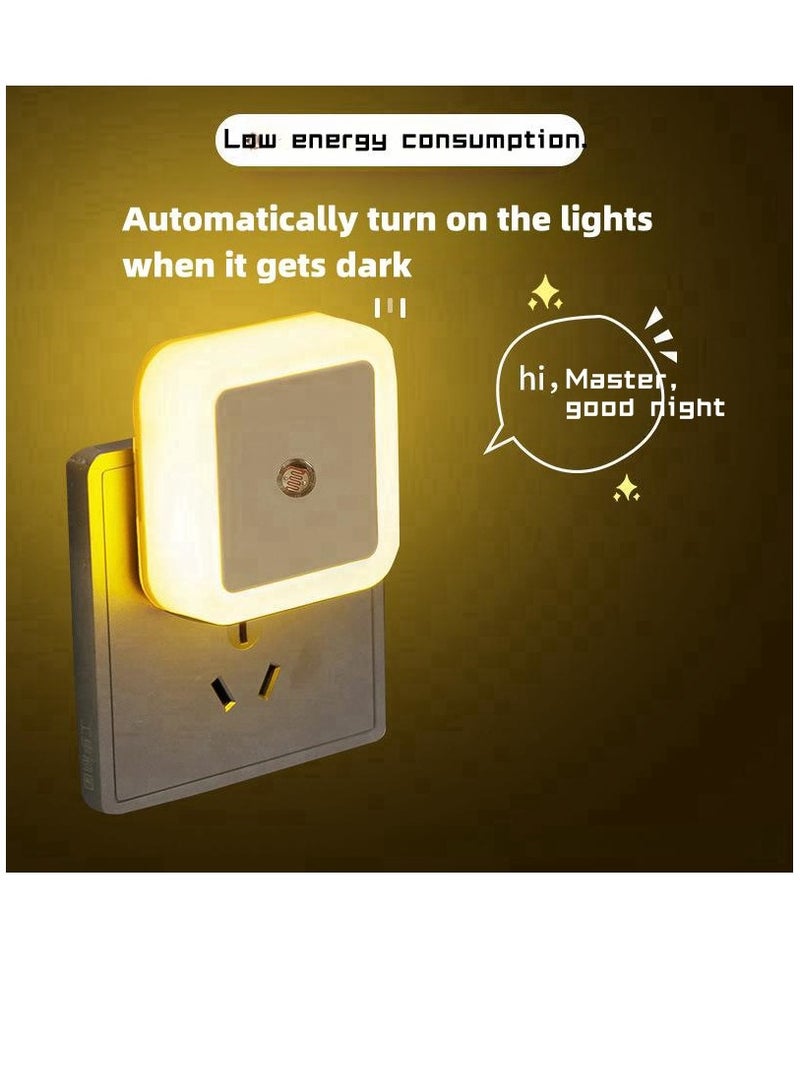 LED Night Light with Dusk-to-Dawn Sensor for Bedroom Bathroom Kitchen Hallway Stairs Daylight  - Image 1