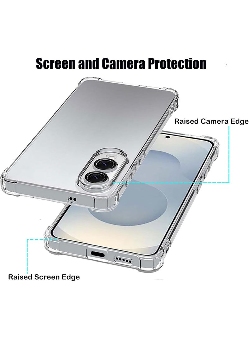 Samsung Galaxy S25 edge Case Cover Clear Back Air Cushion Soft Silicone Shockproof Case Honor X6b Anti-Scratch Protective Cover for Samsung Galaxy S25 edge - Image 3