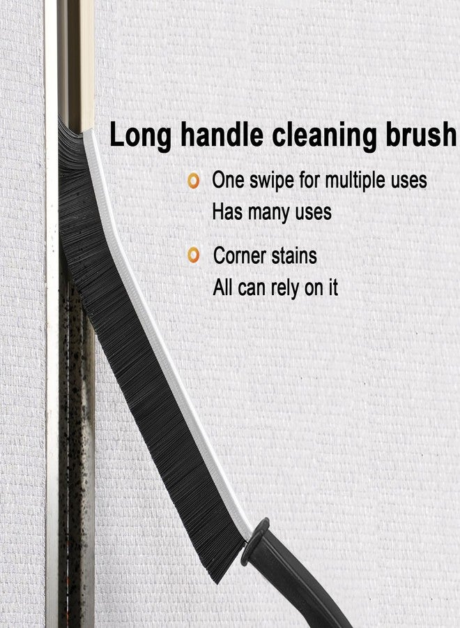 saizone 2pcs Hard Bristle Crevice Brush, Gap & Grout Cleaner, Tile & Kitchen Window Bathroom Crevice Cleaning Tool - Image 4