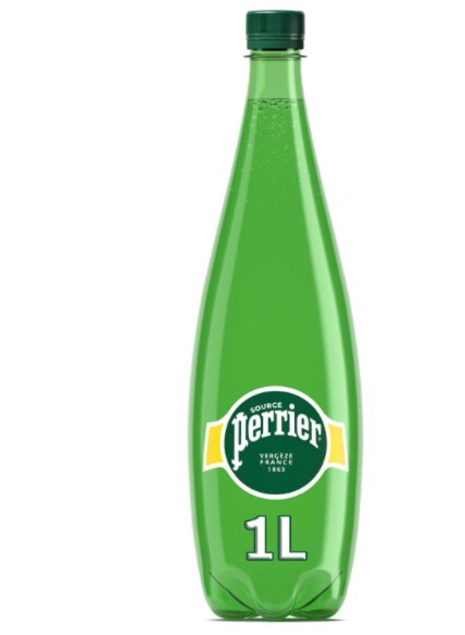 بيرير مياه بيريه المعدنية الفوارة الطبيعية، 1 لتر (عبوة من 6 زجاجات) - Image 2