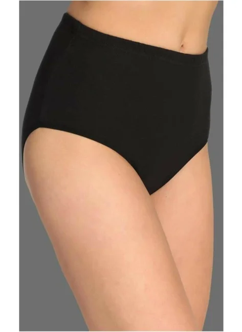 توتكو 2 Pieces Black Color Rib Bato Panties