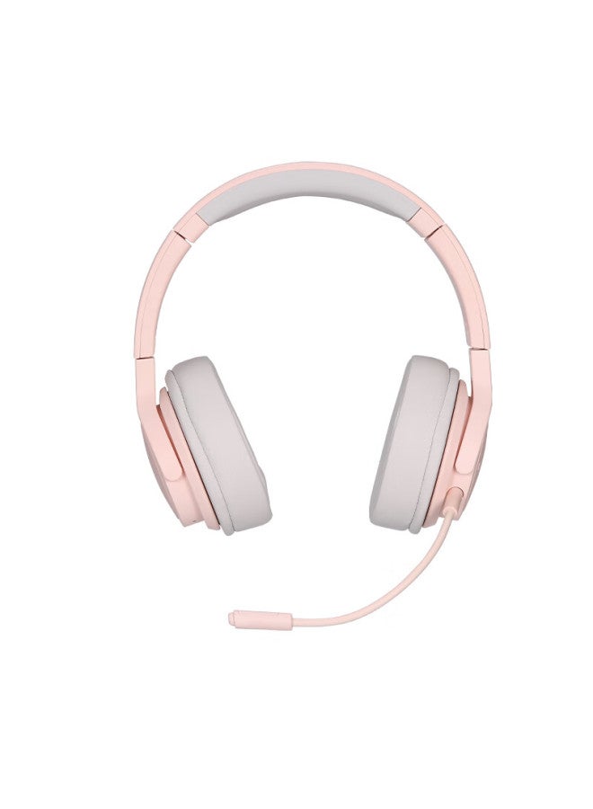 Cherry Hw 2.2 Over-ear Tri-mode Wireless Headset, Bluetooth, Virtual 7.1 Surround Sound, Sound Positioning, Fps Gaming Headphones, Compatible With All Platforms, Summer Pink - Image 5