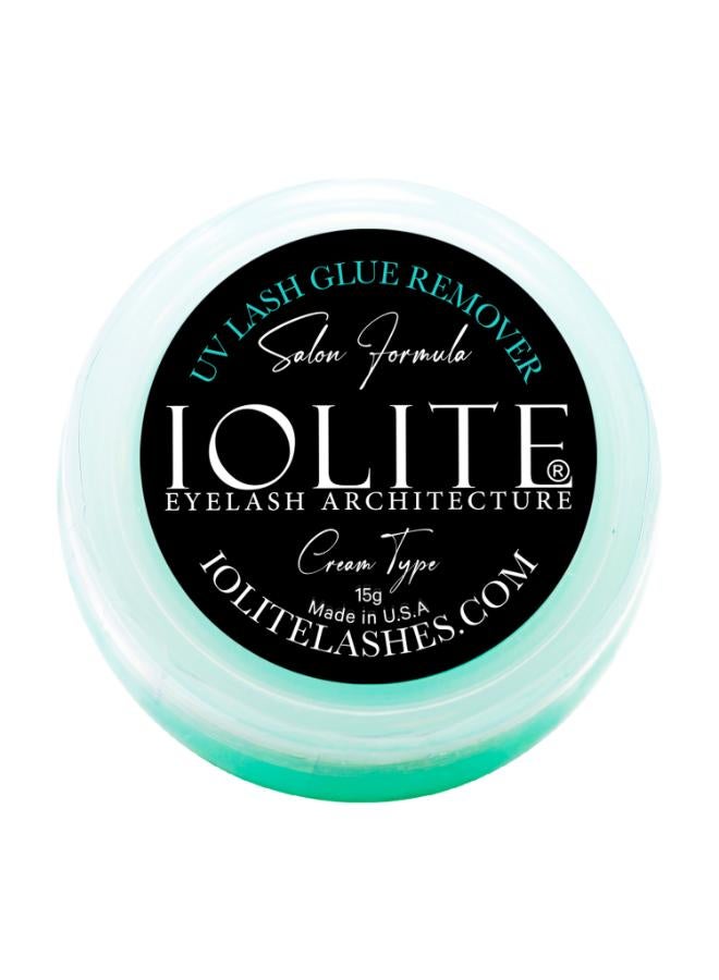 IOLITE كريم مزيل لصق الرموش UV 15 جرام - مزيل لاصق احترافي للرموش UV - تركيبة آمنة وسريعة المفعول وغير مهيجة لفنيي الرموش والصالونات - Image 3