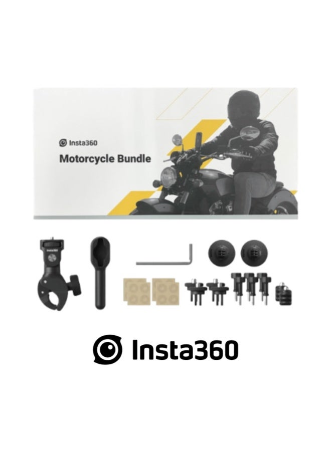 Insta360 Motorcycle Accessory Bundle Kit – Compatible with Insta360 X4, GO 3S, Ace Pro, Ace, GO 3, X3, ONE RS (Twin/4K), GO 2, ONE X2, ONE R, and ONE X Cameras - Image 1