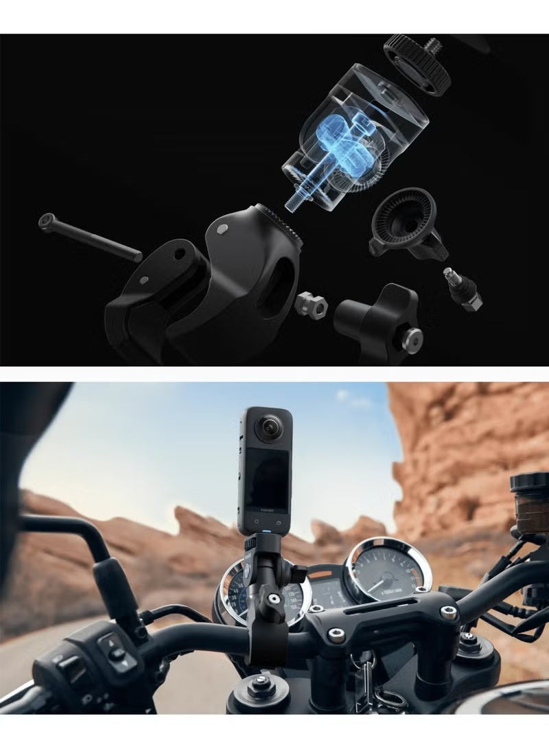 Insta360 Motorcycle Accessory Bundle Kit – Compatible with Insta360 X4, GO 3S, Ace Pro, Ace, GO 3, X3, ONE RS (Twin/4K), GO 2, ONE X2, ONE R, and ONE X Cameras - Image 4