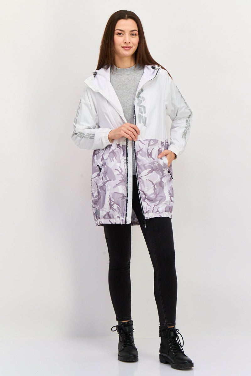 Aape By A Bathing Ape Women Camouflage Windbreaker Jacket, Multicolor  - Image 2