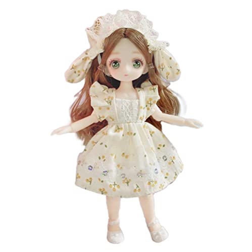 bositigo Anime BJD Doll 17 SD Dolls 9 Inch 18 Ball Jointed Doll DIY Toys with Clothes Outfit Shoes NonAdjustable Hair MakeupBest Gift for Girls Kids Children Rita - Image 1
