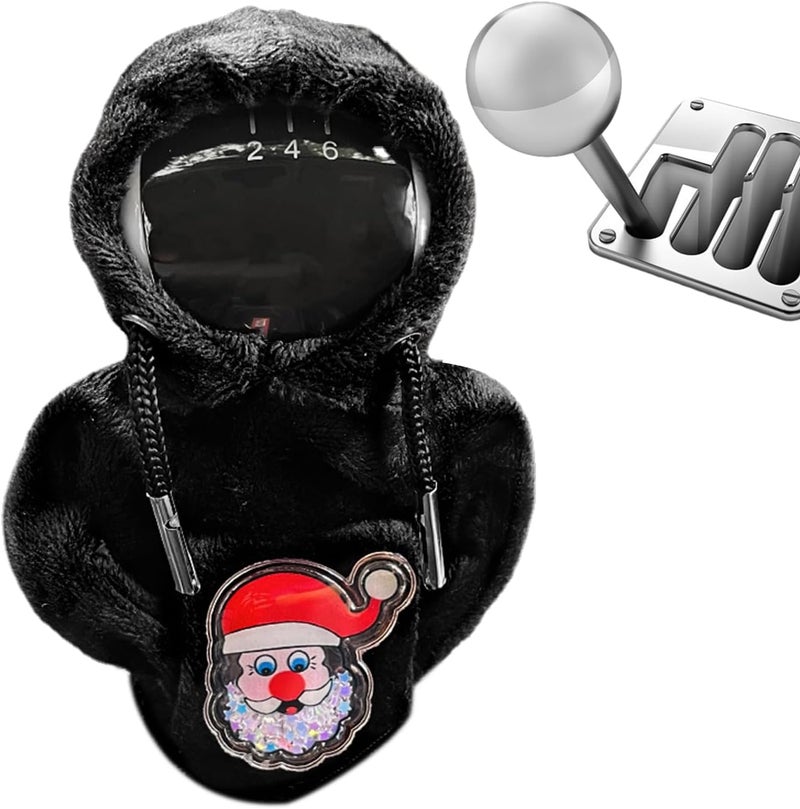 Car Shifter Hoodie - Christmas-Theme Gear Shift Knob Sweater Hoodie for Car Shifter - Adjustable and Stylish Gear Shift Cover, Shift Gear Cover for Car, Car Accessories for Women Interior Borato - Image 5