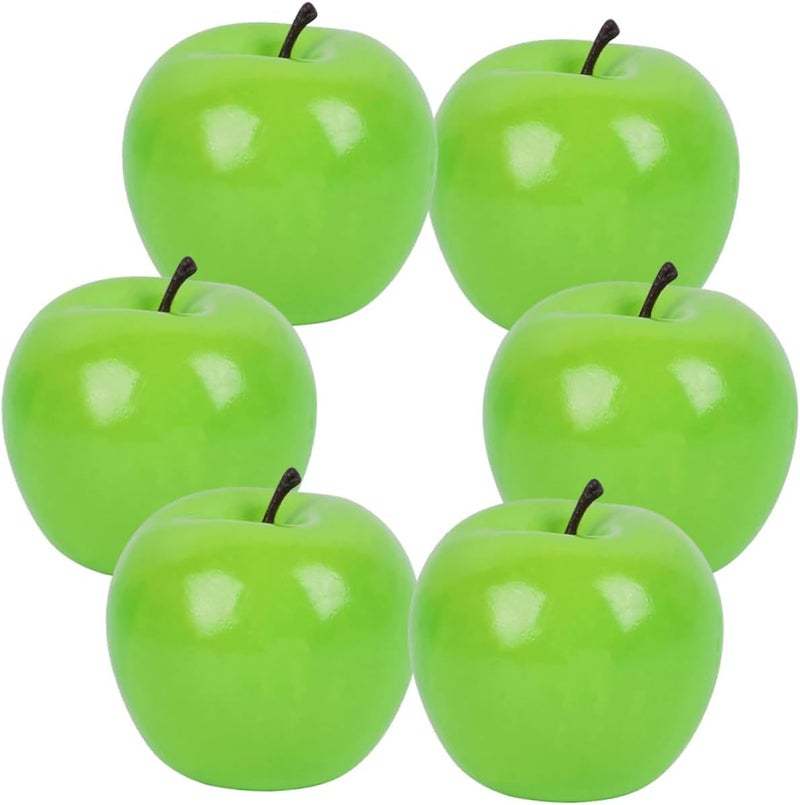 6pcs Artificial Foam Fruit Decorations Realistic Faux Models for Home Decor Photography Props and Teaching Accessories Deformation Resistant - Image 1