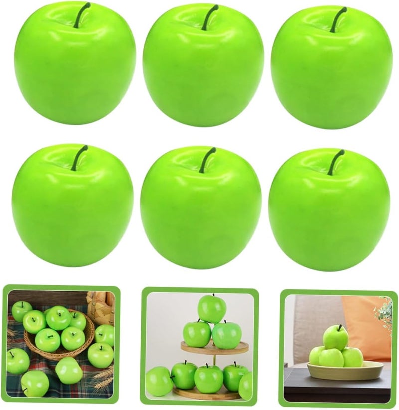 6pcs Artificial Foam Fruit Decorations Realistic Faux Models for Home Decor Photography Props and Teaching Accessories Deformation Resistant - Image 4
