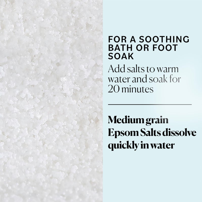Sky Organics - Epsom Salt Bath Soak, 5 lbs - Magnesium Sulfate USP - 100% Pure, Medium Grain - Unscented - Soaking Bath Salts - Resealable Bag - Natural, Vegan & Cruelty Free - Self Care - Bath & Feet - Image 3