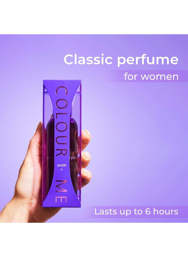 COLOUR ME Purple Eau de Parfum for Women 100ml - Image 3