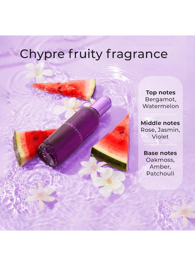 COLOUR ME Purple Eau de Parfum for Women 100ml - Image 5