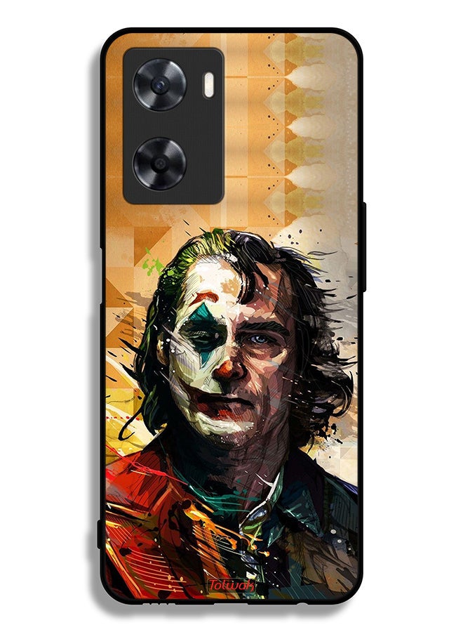 Tolwak Oppo A77 4G Protective Case Cover Joker Paint Art - Image 2
