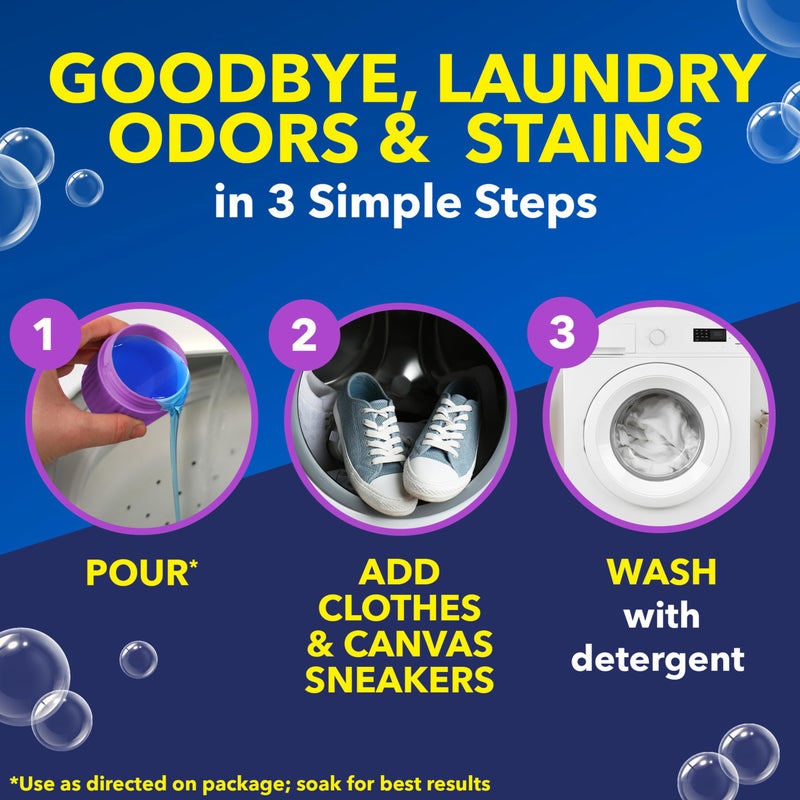 OxiClean Odor Blasters Odor and Stain Remover Laundry Booster Liquid, 50 fl oz - Image 5