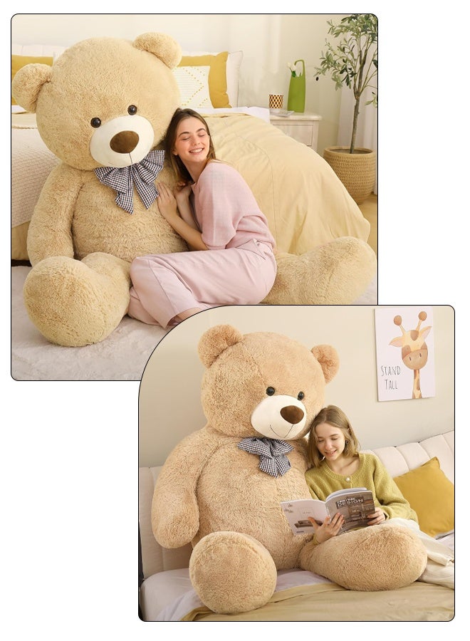 DUNISO Teddy Bear with Cute Bow, Washable Soft Plush Doll ,Stuffed Animal Toy,Gift for Children, suitable for Birthday Party or Any Special days ,140 cm - Image 4