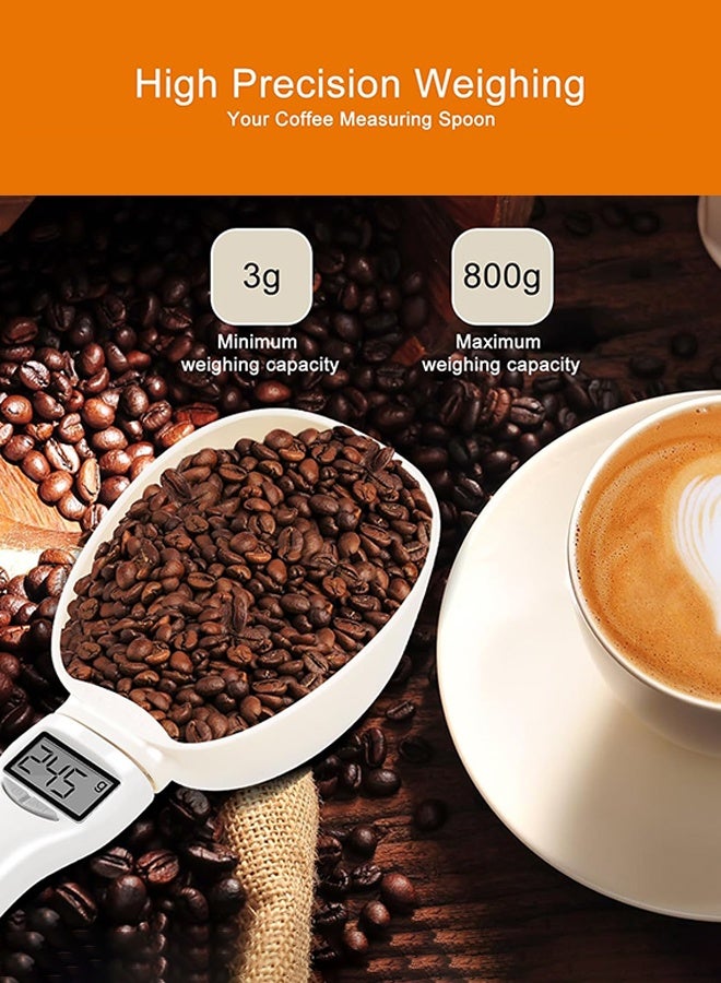 Sweet Life Digital Measuring Spoon, Weighing Food Measuring Scoop Scale, LCD Electronic Food Scale for Kitchen Gadgets, Baking Cooking Coffee, Pet Dog Cat Food, High Precision Grams Measuring Cup Fall Gifts - Image 3