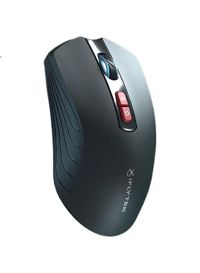 iFLYTEK ماوس Iflytek M211 إصدار Starfire مع Deepseek-R1 الكتابة الذكية وتوليد PPT الذكي ماوس مكتبي لاسلكي خفيف الوزن بلوتوث أسود - Image 2