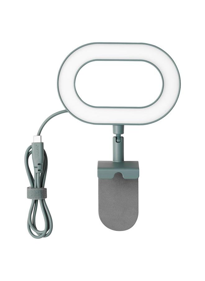 إيروريكس مصباح حلقي LED، قابل للتعتيم/فيروزي  - Image 1