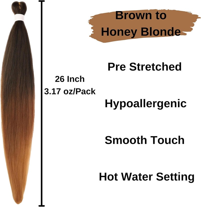 Leticia Braiding Hair Pre Stretched Hair Bohemian Hair For Braiding Hair Deep Wave Curly Braiding Hair Extensions Easy Braiding Synthetic Hair No Knots - Image 2