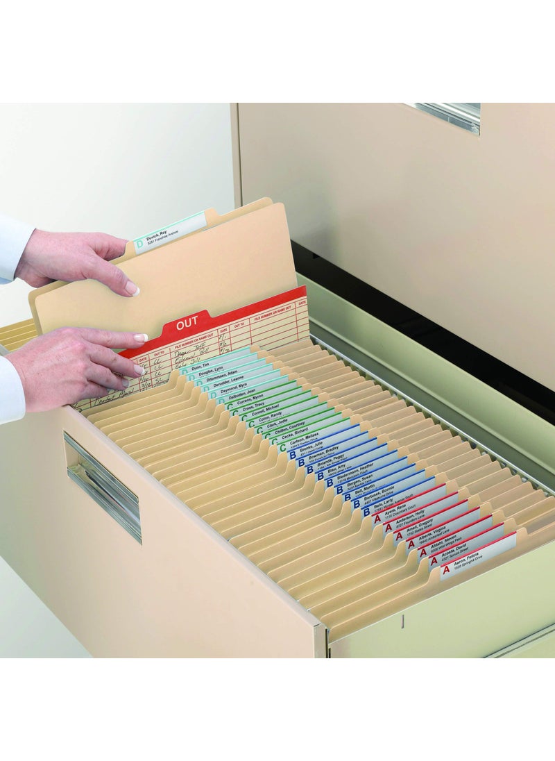 Smead Smead Classification File Folder, 2 Dividers, 2" Expansion, 2/5-Cut Tab, Legal Size, Manila, 10 per Box (19000)  - Image 5