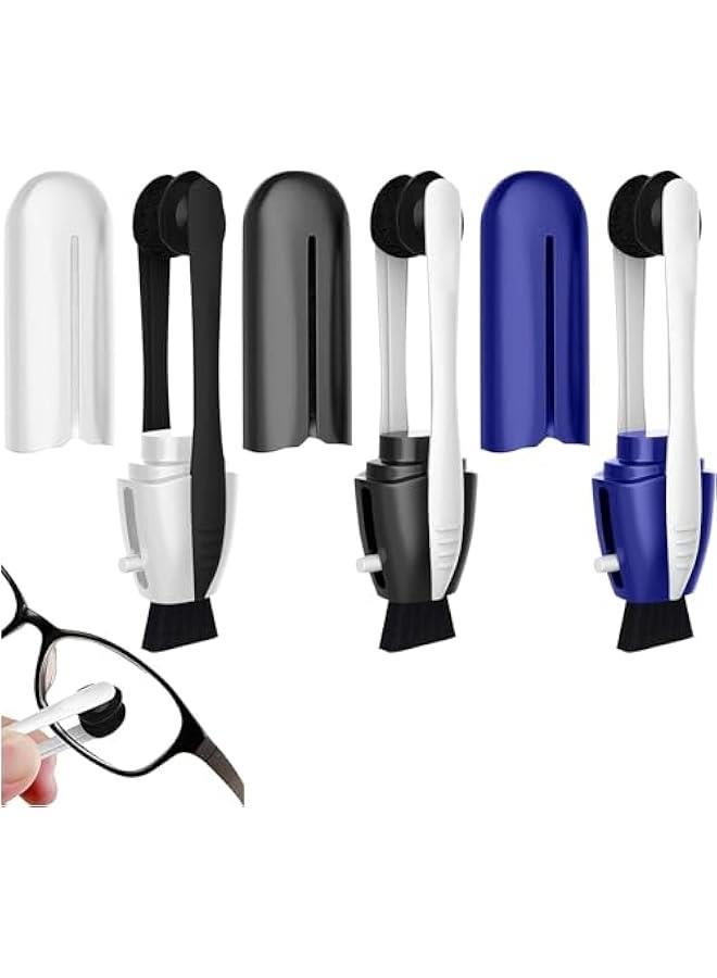 موكسو مظف ظارات م الميكاكوز، أداة تظيف زجاج الظارات، مجموعة تظيف عدسات الظارات  تقية مايكاير كروية فعالة ومتية، تظيف الظارات  500 استخدام، عوة م 3 قطع - Image 1