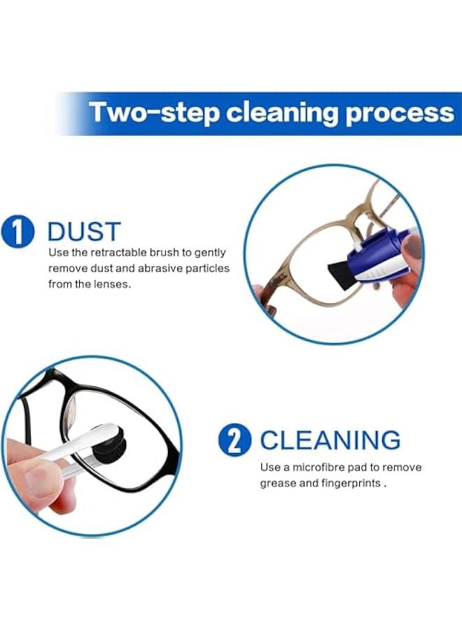 موكسو مظف ظارات م الميكاكوز، أداة تظيف زجاج الظارات، مجموعة تظيف عدسات الظارات  تقية مايكاير كروية فعالة ومتية، تظيف الظارات  500 استخدام، عوة م 3 قطع - Image 4