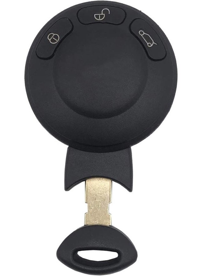 Arruweer 3 Buttons Key Fob Shell Case Fit for BMW Mini Cooper 2007-2014 Keyless Entry Remote Control Car Key Fob Cover Housing (1) - Image 3