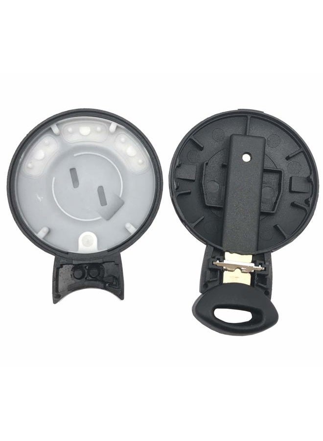 Arruweer 3 Buttons Key Fob Shell Case Fit for BMW Mini Cooper 2007-2014 Keyless Entry Remote Control Car Key Fob Cover Housing (1) - Image 4