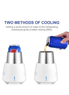 Beverage Mug Cooling Cup Cooler Portable Mini Refrigerator ‑2℃‑5℃ Quick Cooling Cup Drink Chiller Beverage Cooler with Aluminum Mug for Water Milk Wine, Cola, Beer, Cans Beverage Travel - pzsku/ZFFB52B24E5EE25697282Z/45/_/1720778342/7c7ffeb3-4278-4e1a-9920-2883234af285