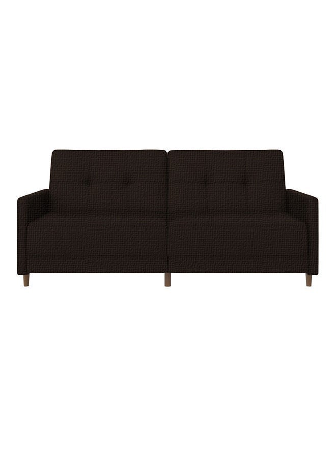Soufa Dibaj Odessa | 2-Seater Sofa Upholstered In Linen 193x85x86 cm - Dark Brown - Image 4