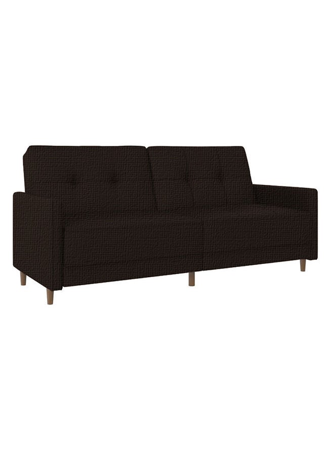 Soufa Dibaj Odessa | 2-Seater Sofa Upholstered In Linen 193x85x86 cm - Dark Brown - Image 3