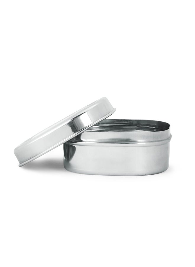 Royalford 9 CM Stainless Steel Square Dabba- RF11700 Premium-Quality, 100% Food-Grade, BPA-Free, Leak-Proof, Airtight Container to Keep Food Fresh - Image 1
