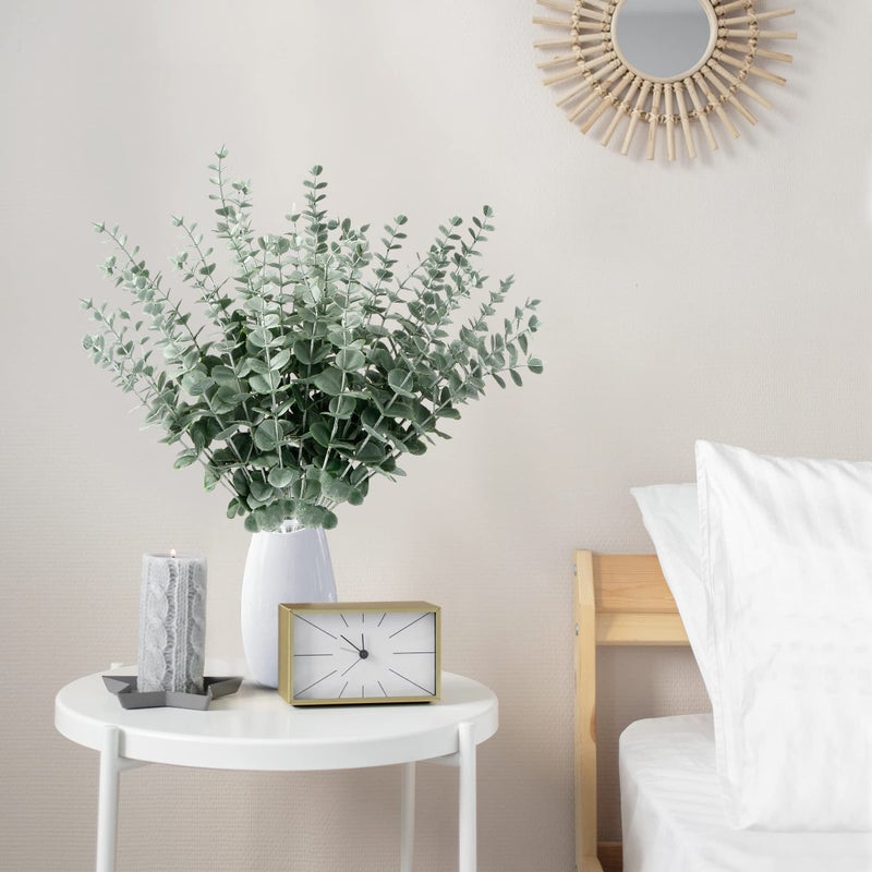 Sggvecsy 36pcs Eucalyptus Stems Decor Artificial Eucalyptus Leaves Faux Eucalyptus Stems Real Touch Fake Greenery Branches for Wedding Flower Bouquet Centerpiece Home Office Decoration - Image 4