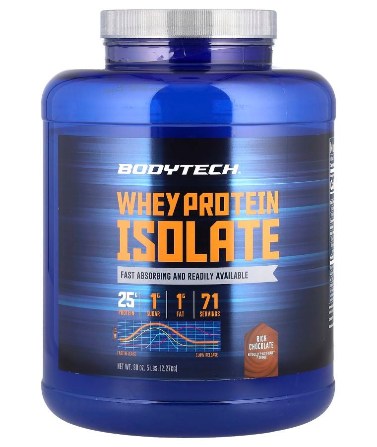 Whey Protein Isolate Rich Chocolate 5 lbs (2.27 kg)