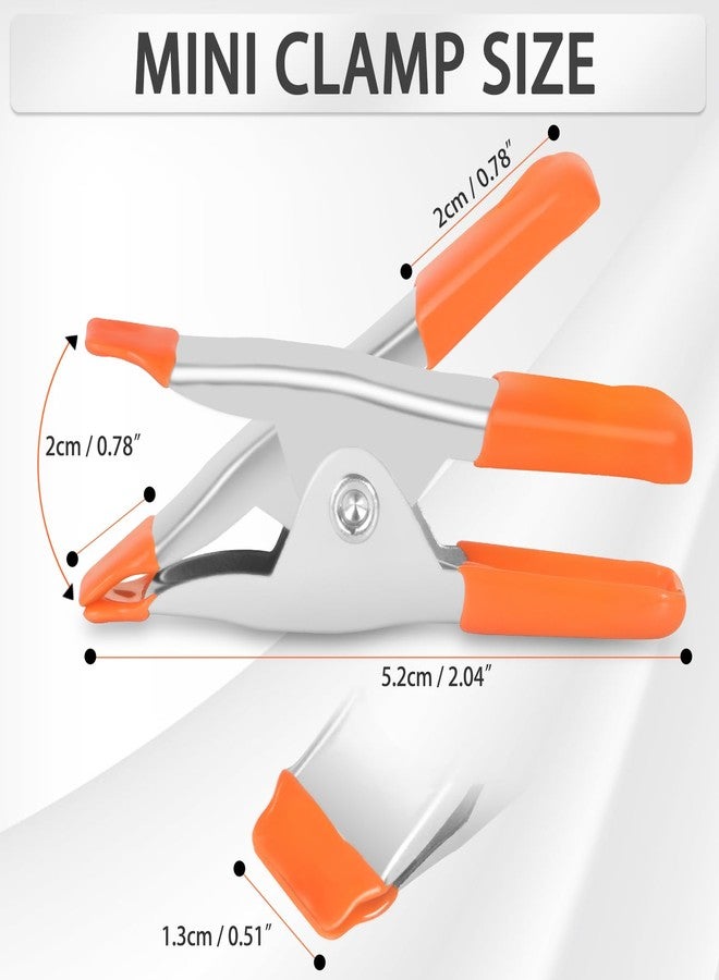 GURADESIGN 40-Piece Small Spring Clamp, 2 inch, 3/4"-inch Jaw opening Spring Metal Spring Clamps - Image 4