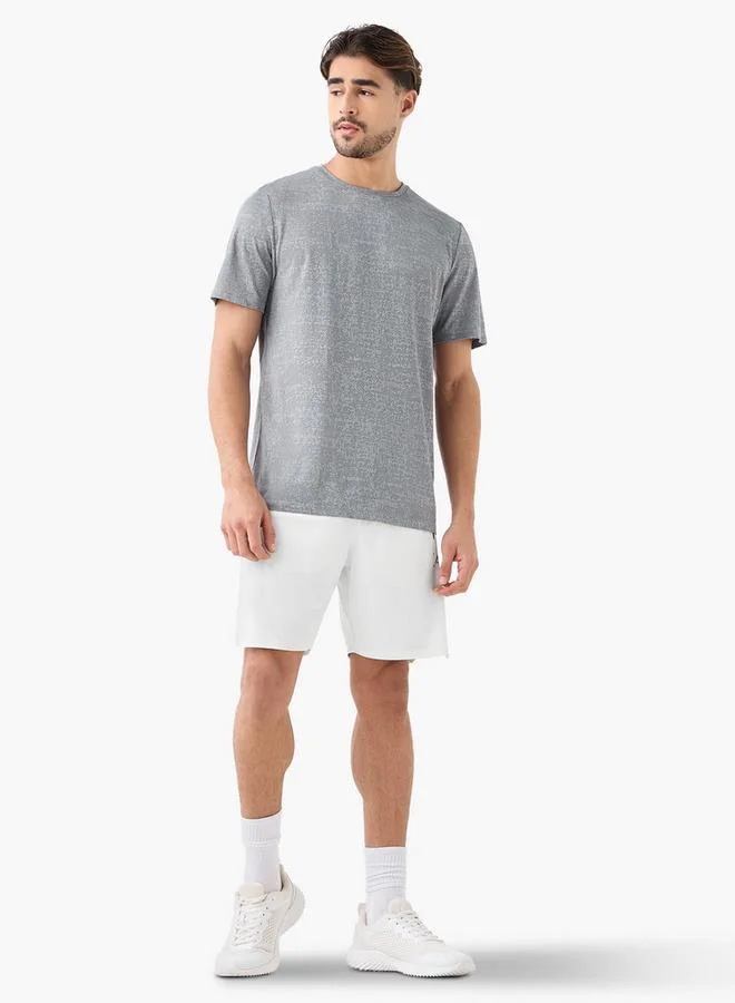 ADOT by Splash Textured Performance T-shirt with Crew Neck